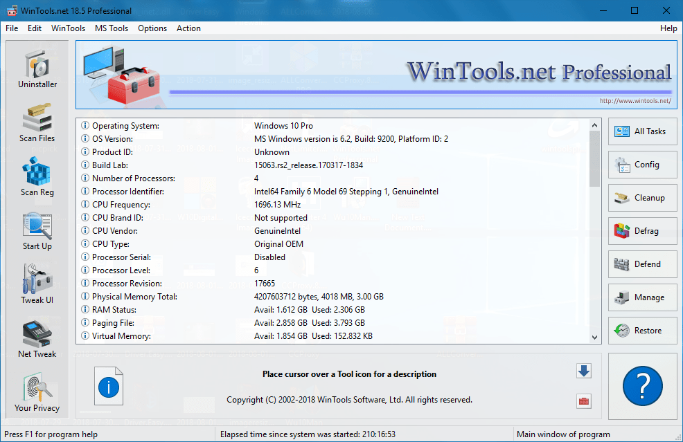 WinTools net Premium 23.7.1 instal the new