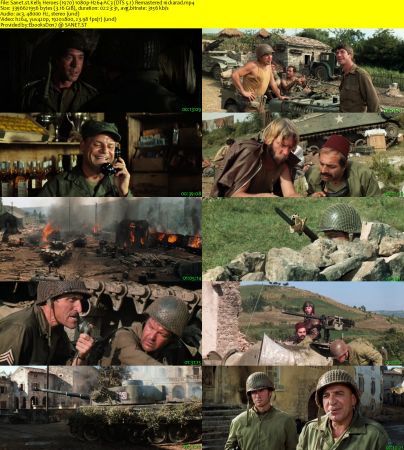Kelly Heroes 1970 1080p H264 AC3 DTS 5.1 Remastered nickarad