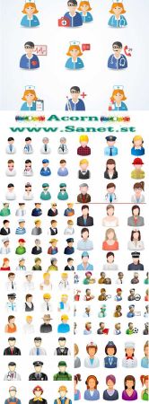 Avatar Collection Symbols Different Professions 