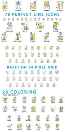 78 Pefect Line Icons 686806