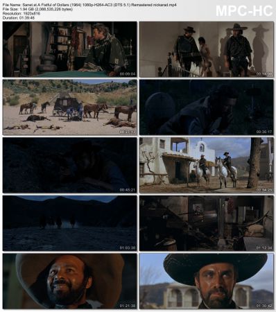 A Fistful of Dollars 1964 1080p H264 AC3 DTS 5.1 Remastered nickarad