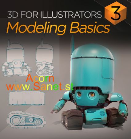 3D For Illustrators 03: Modeling Basics