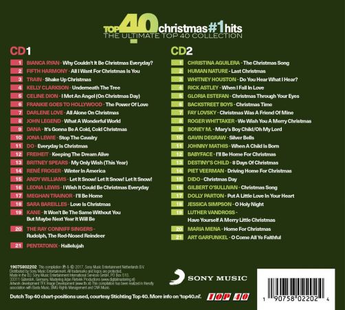 VA - Top 40 Christmas #1 Hits: The Ultimate Top 40 Collection 2CD Sert (2017)