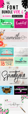 CF - Font Bundle Vol. 6