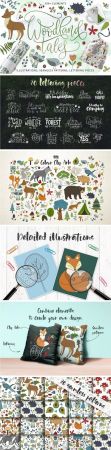 Woodland Tales Big Graphic Set - 2492218