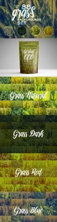 88 HD Grass Backgrounds Set