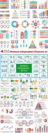 Vectors - Business Infographics Elements 47
