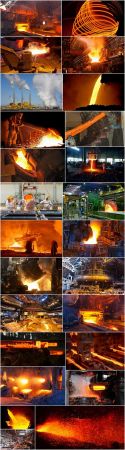 Metallurgical plant metal rolling molten metal steel raw materials ore 25 HQ Jpeg