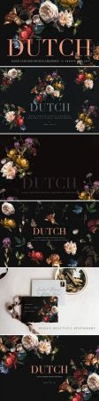 Vintage Floral Clip Art - Dutch - 2764886