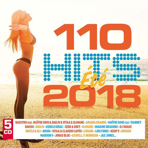 VA - 110 Hits Ete 2018 (5CD, 2018) MP3
