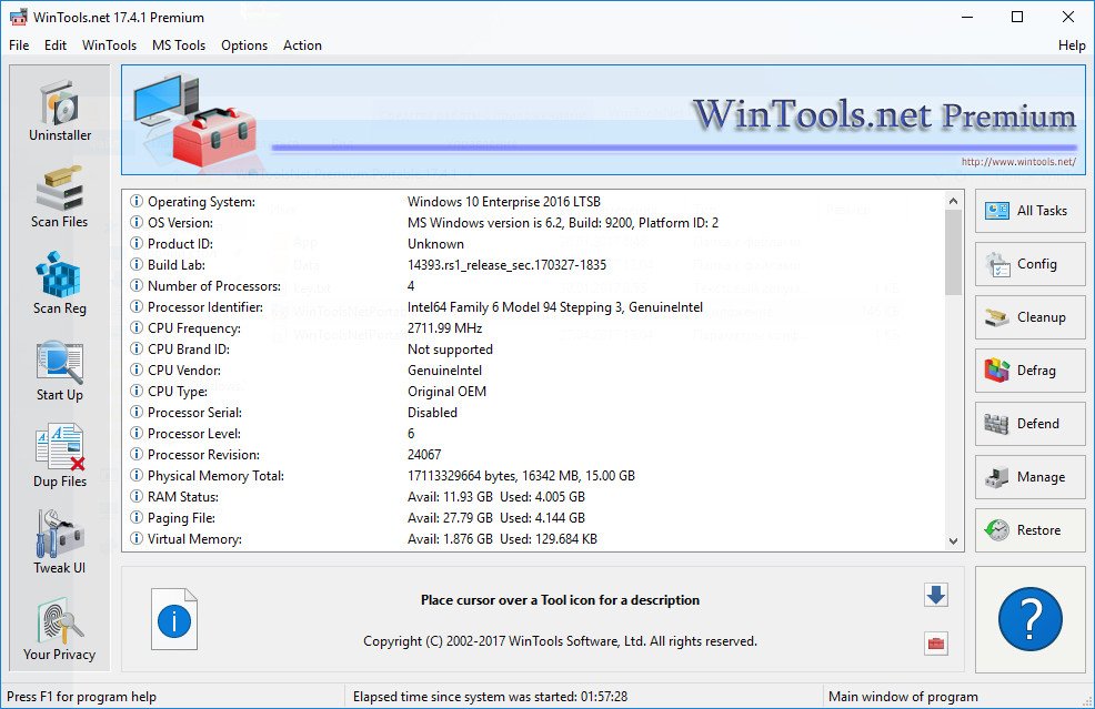 WinTools net Premium 23.10.1 free instals