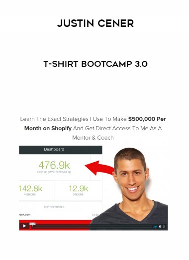 Justin Cener – T-Shirt Bootcamp 3.0