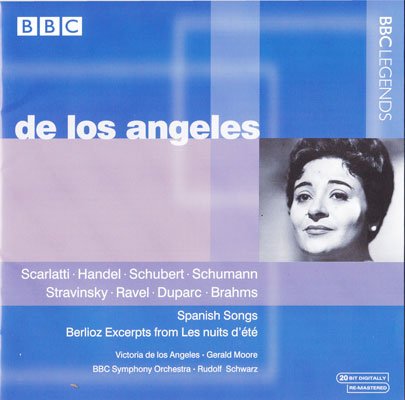 Victoria de los Angeles – Scarlatti - Handel - Schubert - Schumann - Stravinsky - Ravel - Duparc - Brahms - Berlioz &amp; Spanish Songs (2002) FLAC