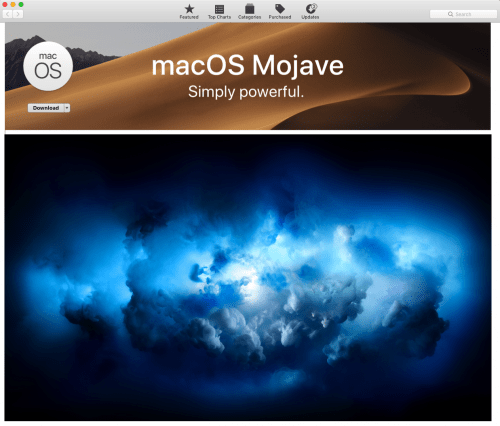macOS Mojave v10.14 (18A391) Mac App Store Final