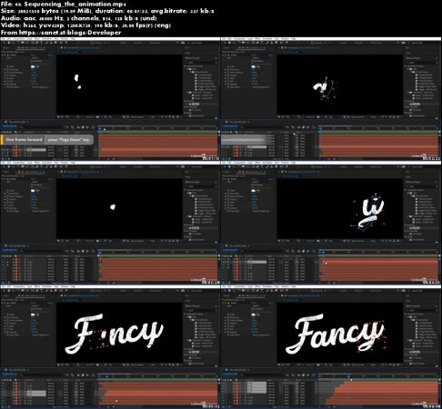 After Effects: Animated Write-on Type