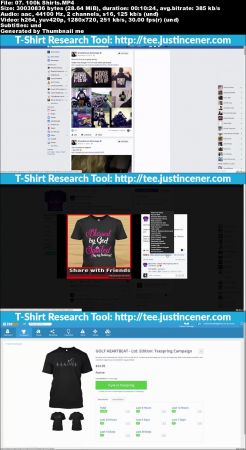 Justin Cener – T-Shirt Bootcamp 3.0