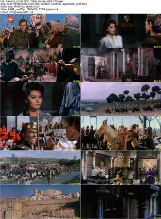 El Cid 1961 1080p BluRay x264-YTS