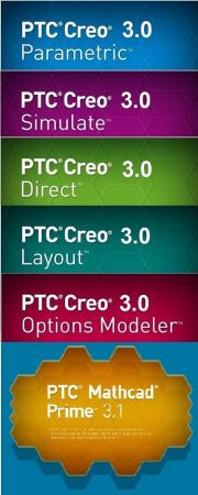 PTC Creo 3.0 M180 + HelpCenter Full Multilanguage (x86/x64) 2018