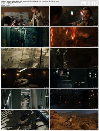 Jurassic World Fallen Kingdom 2018 1080p BluRay 10bit x265 HEVC DTS 5.1 Qman UTR