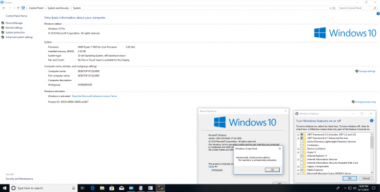 Windows 10 RS4 Pro 1803.17134.285 (x86) English Preactivated Septembre 2018