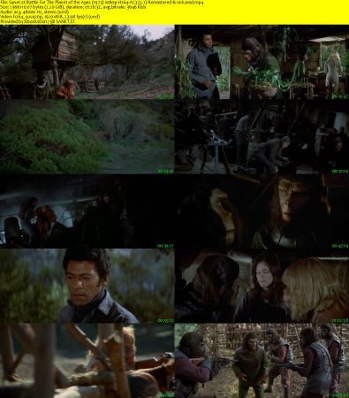 Battle For The Planet of the Apes 1973 1080p H264 AC3 5.1 Remastered &amp; nickarad