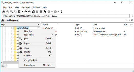 Registry Finder 2.56