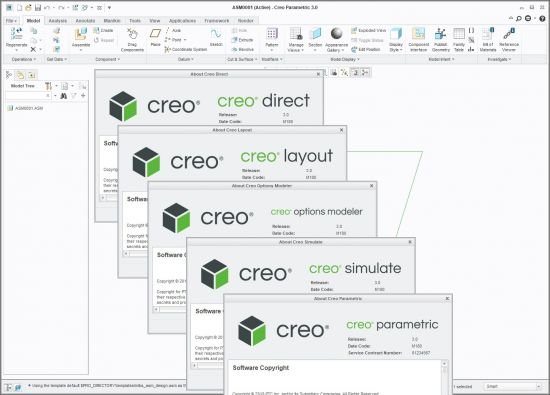 PTC Creo 3.0 M180 + HelpCenter Full Multilanguage (x86/x64) 2018