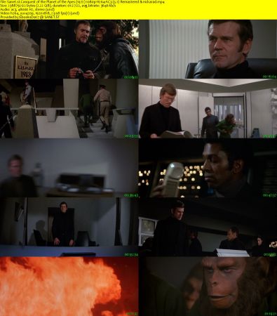 Conquest of the Planet of the Apes 1972 1080p H264 AC3 5.1 Remastered &amp; nickarad