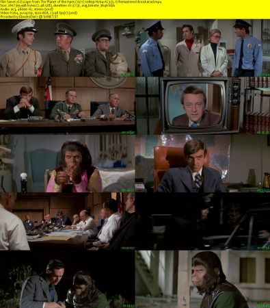 Escape From The Planet of the Apes 1971 1080p H264 AC3 5.1 Remastered &amp; nickarad