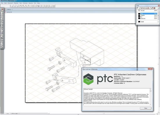 PTC Arbortext IsoDraw 7.3 M090 (x86) Multilanguage 2018