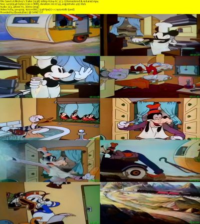 Mickeys Trailer 1938 1080p H264 AC3 5.1 Remastered &amp; nickarad