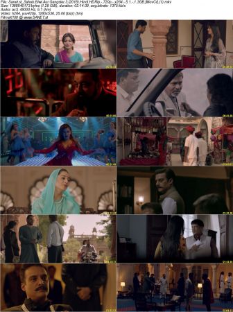 Saheb Biwi Aur Gangster 3 2018 Hindi HDRip 720p x264 5.1 1.3GB-MovCr