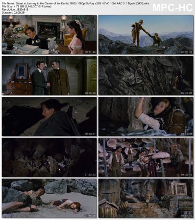 Journey to the Center of the Earth 1959 1080p BluRay x265 HEVC 10bit AAC 5.1 Tigole QXR