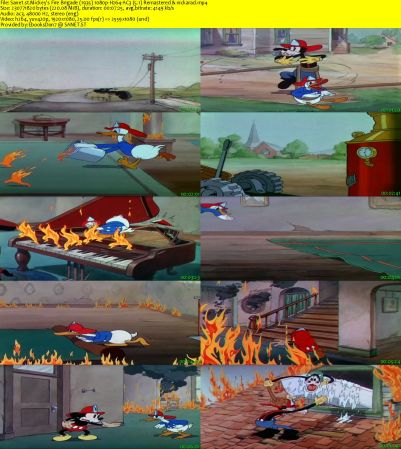 Mickey's Fire Brigade 1935 1080p H264 AC3 5.1 Remastered &amp; nickarad