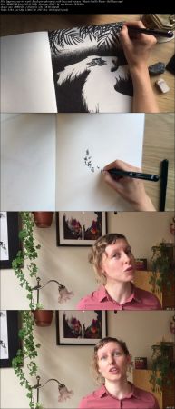 Improve your ink work: Brush pen adventures with lines and textures