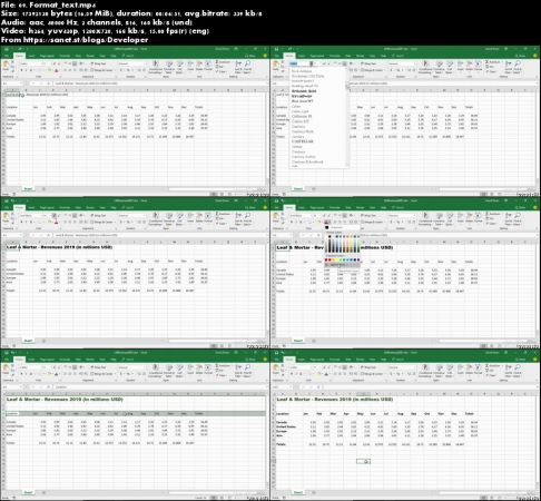 Learning Excel 2019