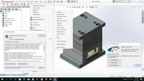 R&amp;B MoldWorks 2018 SP0.1 for SolidWorks 2015-2019 (x64) 2018