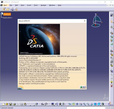 SP6 for DS CATIA-DELMIA-ENOVIA V5-6R2017 (x64) Update Only Multilanguage 2018