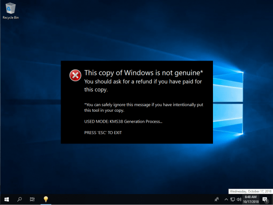 Windows 10 RS5 Enterprise LTSC 1809.10.0.17763.104 Octobre v2 VL (x86-x64) Preactivated 2019