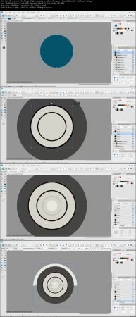 How To Create A Flat Design Night Camping in Affinity Designer