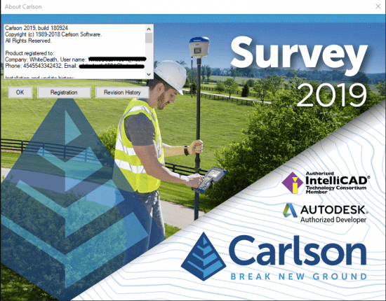 Carlson Civil Suite 2019 build 180924 (x86-x64)