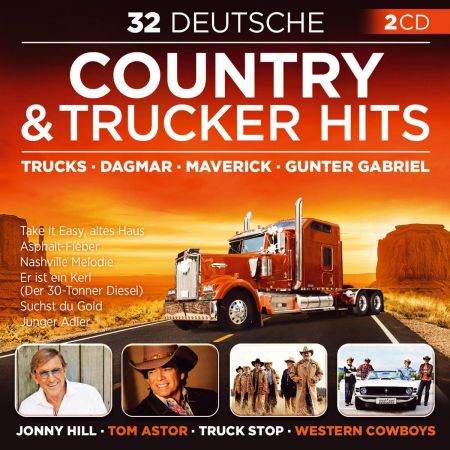 VA - 32 Deutsche Country &amp; Trucker Hits (2018) Mp3
