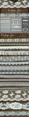Vintage Lace Borders &amp; Edges 3 12041 