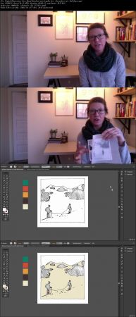 Digital Illustration Turn Hand Sketches into Graphic Art