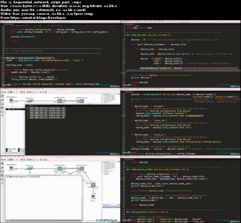 Python Network Programmability: Scaling Scripts
