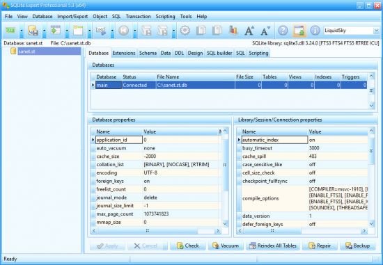 instaling SQLite Expert Professional 5.4.50.594