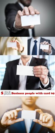 Photos   Business people with card 69