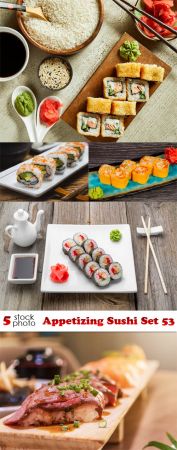 Photos   Appetizing Sushi Set 53