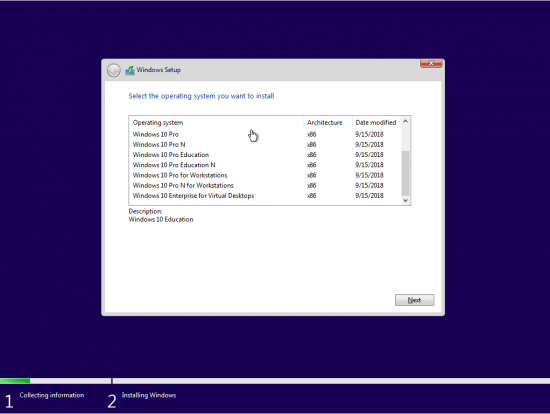 Windows 10 Redstone 5 10.0.17763.1 Business Edition VL Original ISO'S (x86-x64) 2018