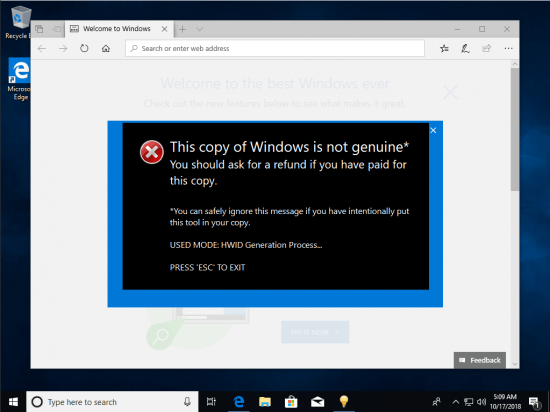 Windows 10 RS5 AIO 28IN2 1809.10.0.17763.104 VL Octobre (x86-x64) Preactivated 2018